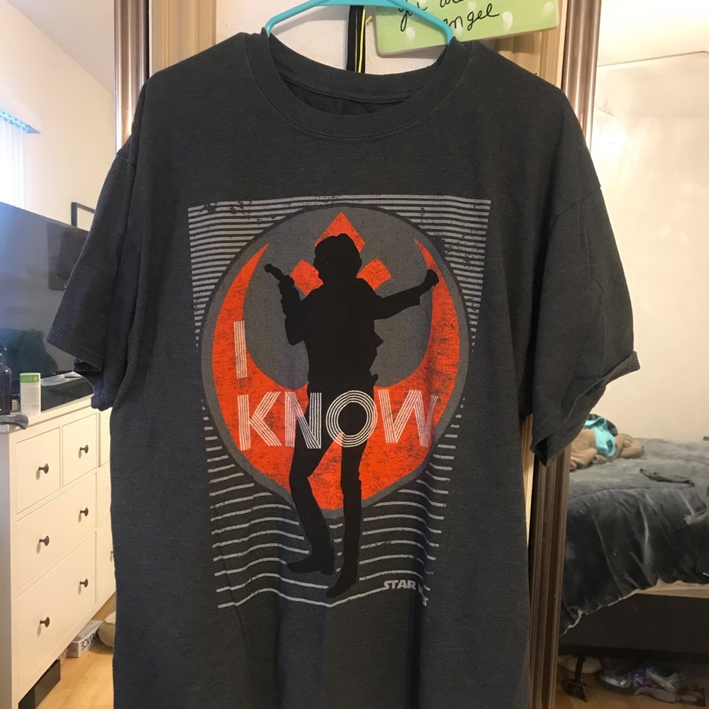 Star Wars Han Solo and Leia Shirts